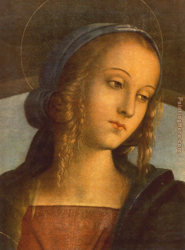 Madonna painting - Pietro Perugino Madonna art painting
